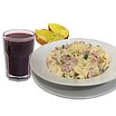 MENU: SPAG ALFREDO +PAN+BE